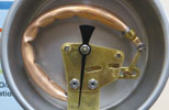 Overpressured gauge  – result of water hammer.